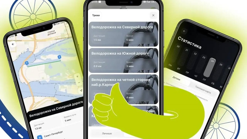 В приложении «Парковки Санкт-Петербурга» запустили «Кабинет велосипедиста»