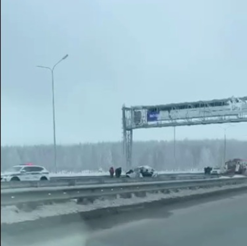 На платном участке Вознесенского тракта произошло серьезное ДТП