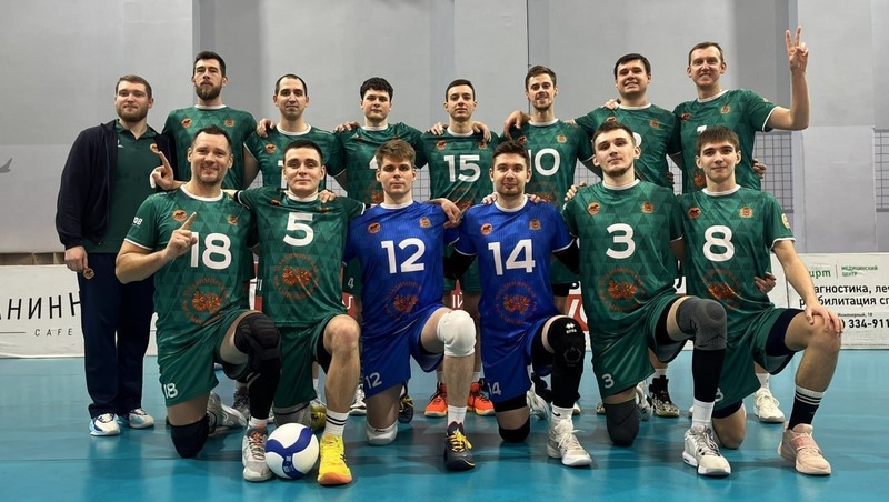 Сборная Владимирской области — победитель этапа чемпионата России по волейболу