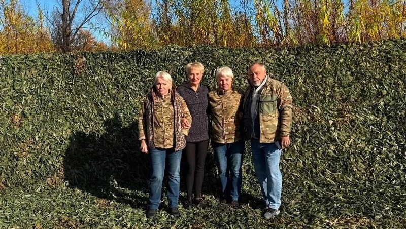 Десятиэтажную маскировочную сеть сплели для участников СВО Магадане