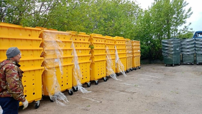 В Казани установят 770 желтых контейнеров для сбора вторсырья