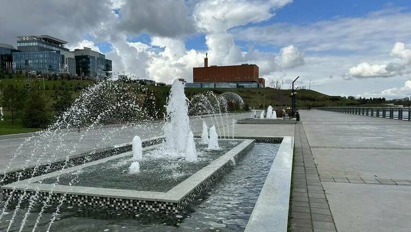 В Казани стартовал сезон работы фонтанов