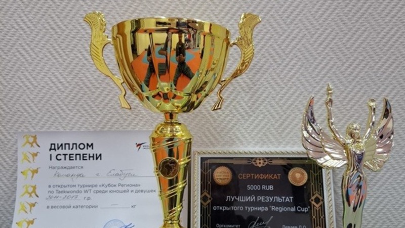 Команда Елабуги — победитель регионального турнира «Кубок региона» по тхэквондо