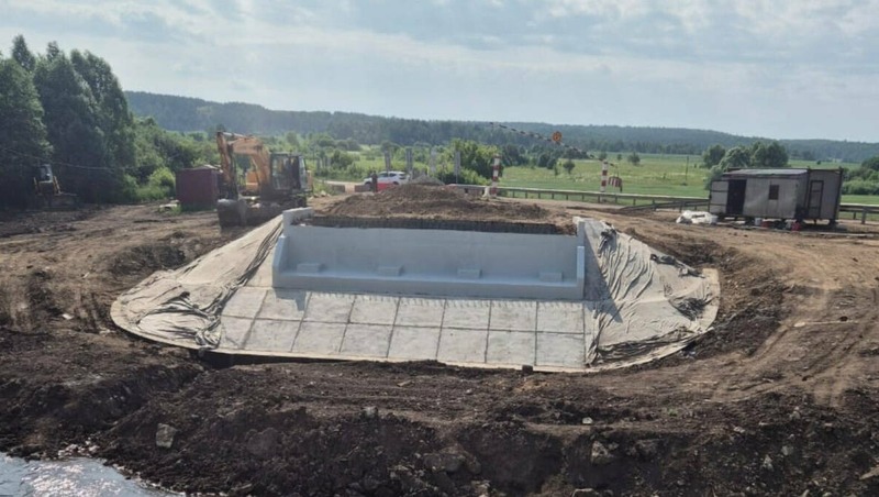 Мост через р. Кувак отремонтировали по дорожному нацпроекту в Татарстане