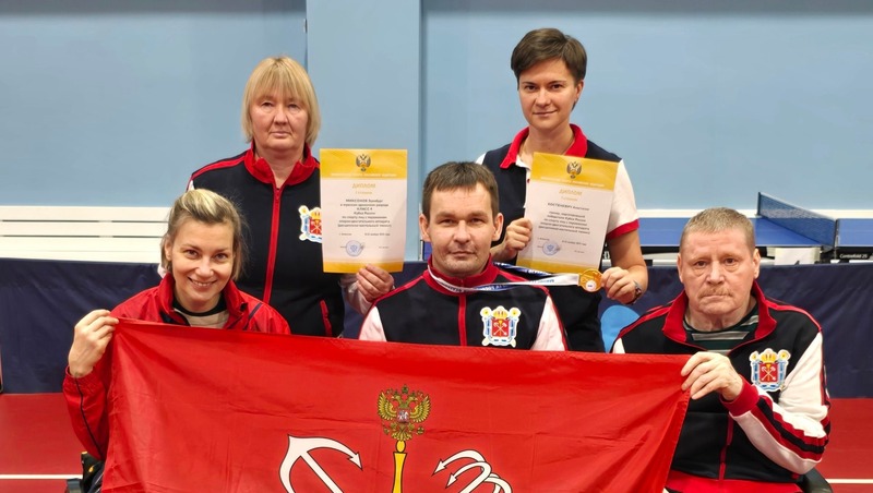 Петербургский теннисист Эренбург Миксонов завоевал золото на Кубке России среди спортсменов с ПОДА