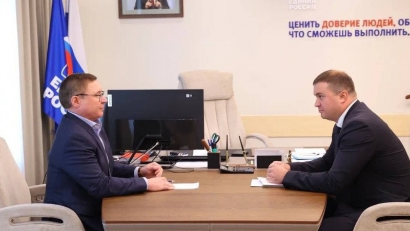 Хоценко встретился с секретарем Генсовета «Единой России» в Москве