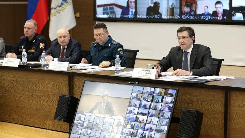 Глеб Никитин провёл заседание КЧС по прохождению весеннего половодья