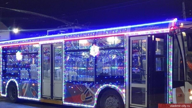 Бесплатный транспорт будет курсировать по 3-м маршрутам в новогоднюю ночь во Владимире