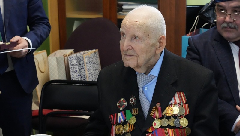 100-летний юбилей отметил ветеран ВОВ Владимир Пискарев из Башкирии