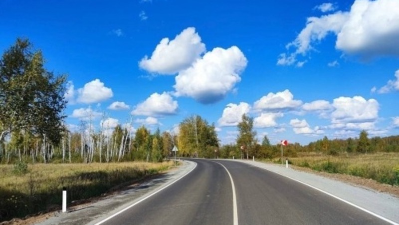 Завершен ремонт участка трассы Называевск – Исилькуль