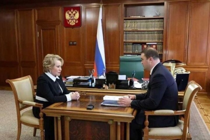 В.Хоценко провел рабочую встречу с председателем Совета Федерации в Москве