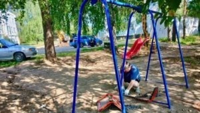 201 двор благоустроили по программе «Наш двор» в Елабуге