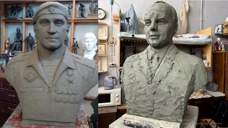 Два бюста установят ко Дню Победы на Площади Памяти в Елабуге