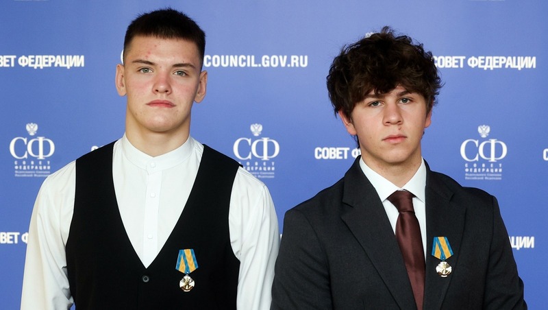 2 юных владимирца получили медали Совета Федерации «За проявленное мужество»