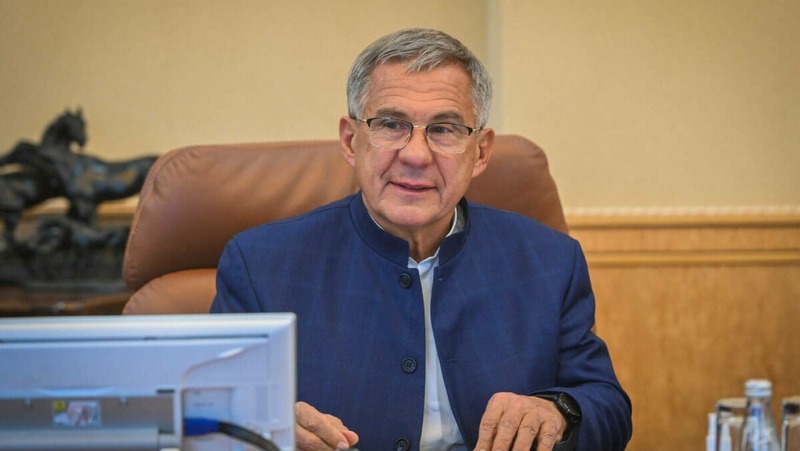 Минниханов поздравил клуб «Динамо-Татарстан» с победой в ЧР по волейболу на снегу