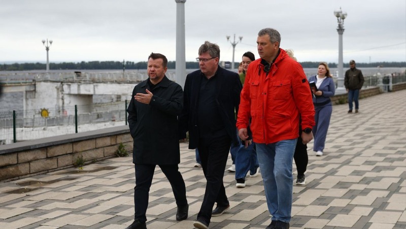 Носков призвал навести порядок с содержанием территорий у набережной