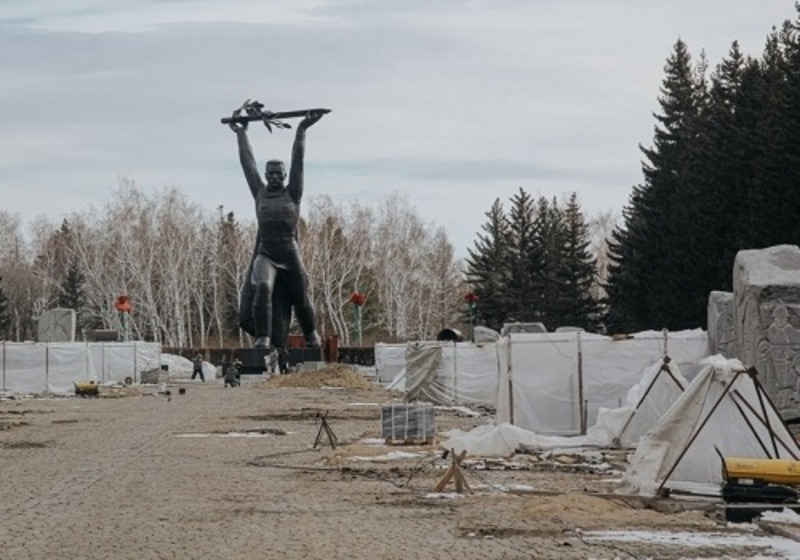 В Омске нашли подрядчика для завершения благоустройства парка Победы