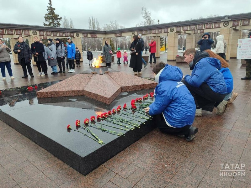 В Казани отметили годовщину победы в Сталинградской битве