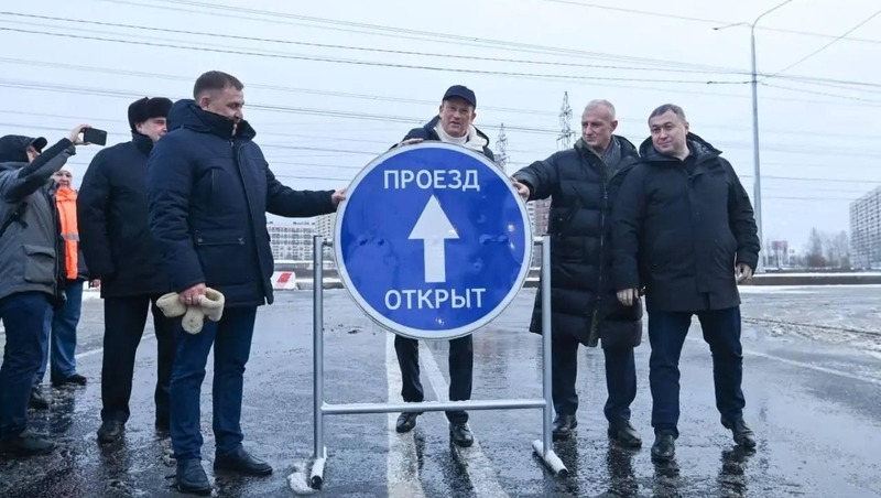 Дрозденко дал старт движению по мосту через Охту на объезде Мурино