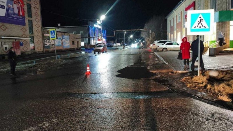 В Омской области водитель сбил ребёнка на пешеходном переходе