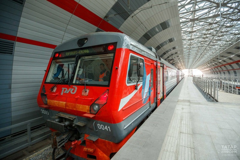 С завтрашнего дня изменится расписание электричек из Казани в аэропорт