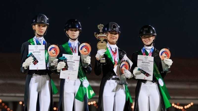 Петербурженка Екатерина Арсеньева завоевала золото на первенстве России по конному спорту