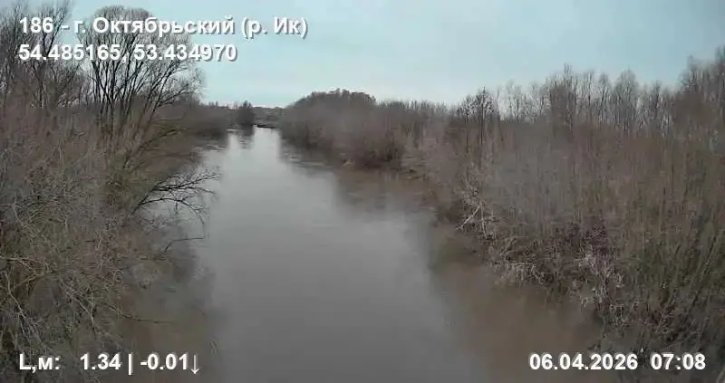 Река Белая поднялась на 12 см за сутки в Башкирии