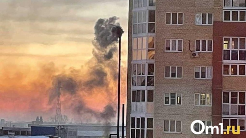 В Омске объявили режим «чёрного неба» первой степени опасности
