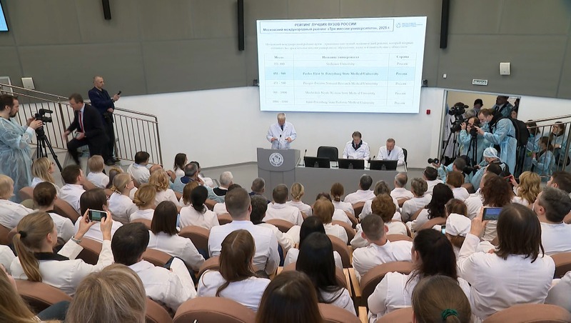 Беглов открыл новый корпус петербургского Университета им. академика Павлова