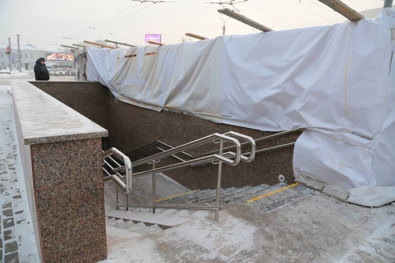 Капремонт подземного перехода у ТЦ «Омский» завершится 1 августа