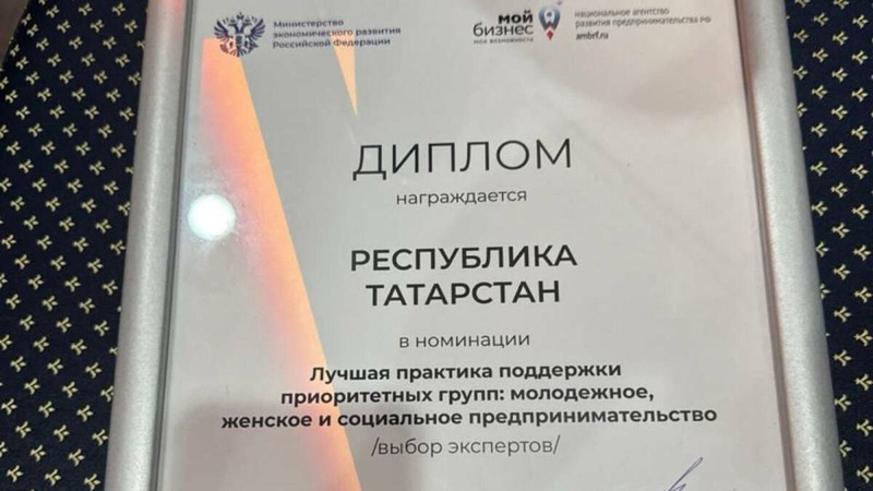 Развитие молодежного предпринимательства РТ признана лучшей в РФ