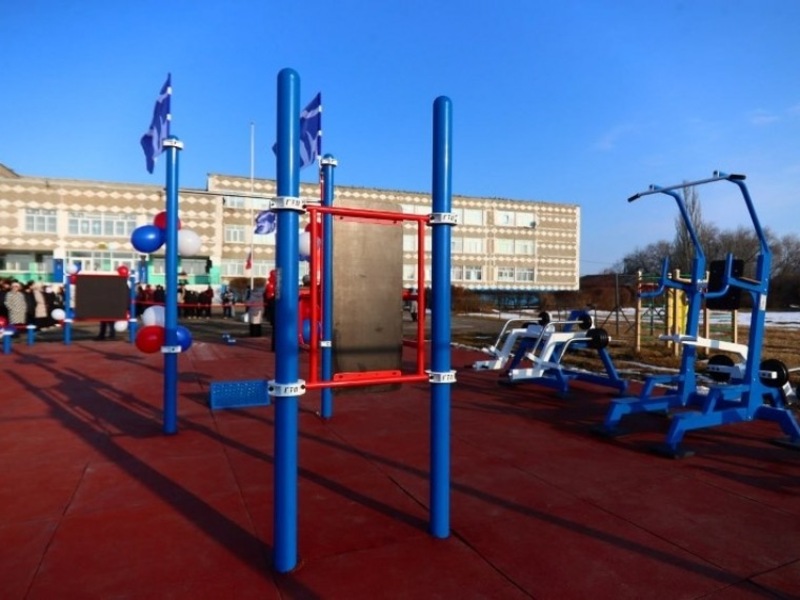 В Полтавке Омской области открыли вторую площадку ГТО