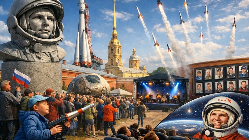 Показательные старты 100 моделей ракет состоятся 12 апреля в Петербурге