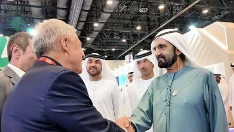 Минниханов и Эмир Дубая встретились на выставке пищевой промышленности в ОАЭ