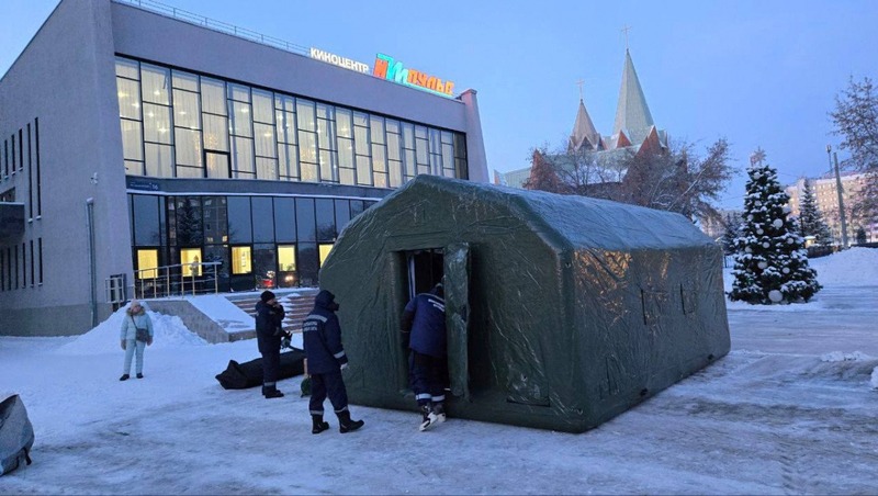 2 мобильных пункта обогрева открыли на время морозов в Челябинске