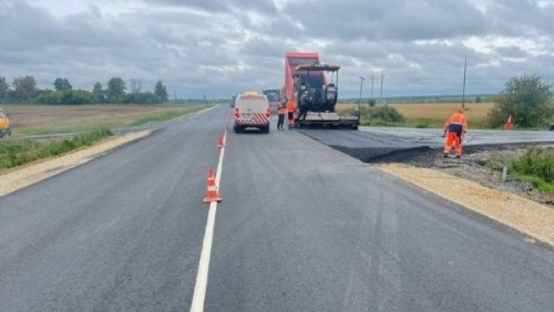 Завершается ремонт дороги Сыропятское — Кормиловка — Калачинск