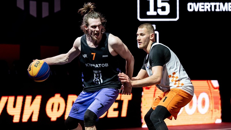 «Курчатов» завоевал серебро на этапе чемпионата России по баскетболу 3×3