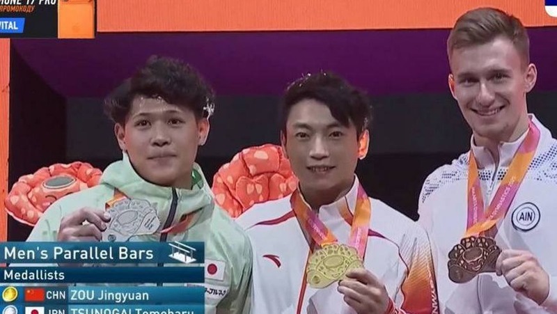 Даниел Маринов завоевал бронзу на ЧМ по спортивной гимнастике