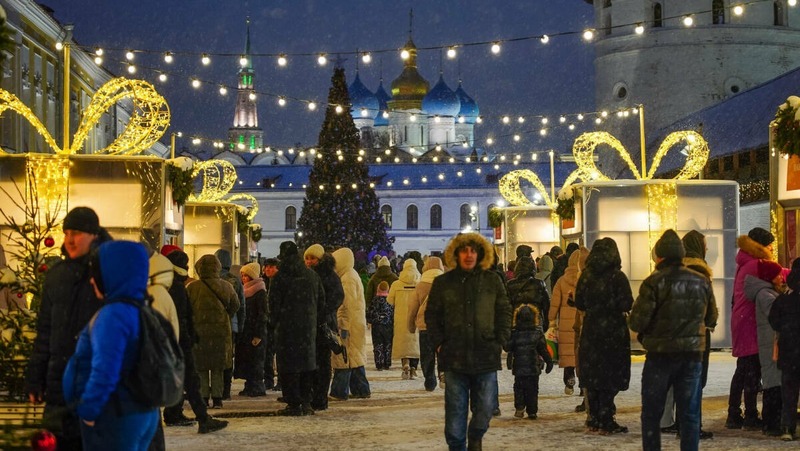 250 тыс. человек посетили Казанский Кремль в новогодние каникулы
