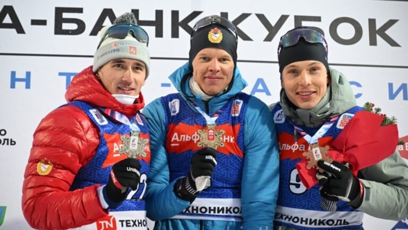 Свердловский биатлонист Кирилл Бажин завоевал золото на Кубке России