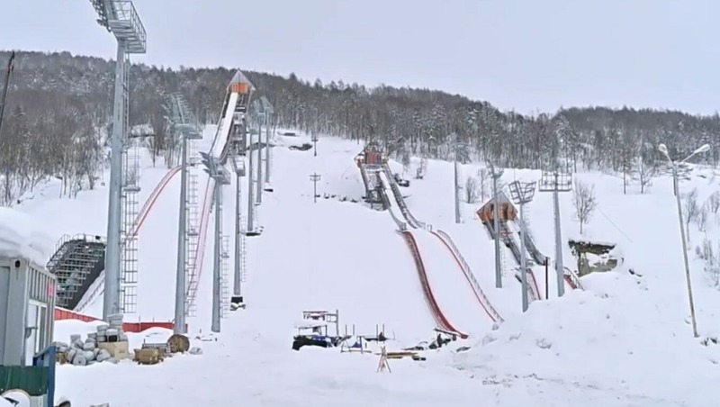 Новый комплекс трамплинов откроют в Магадане 11 апреля