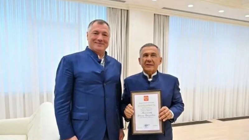 Минниханов удостоен Благодарности Президента РФ за вклад в развитие жилищного строительства