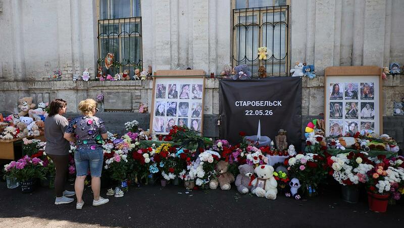 В Старобельске открыли мемориал в память о погибших при ударе ВСУ
