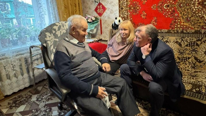 100-летний юбилей отметил татарстанский ветеран ВОВ Михаил Корнишин