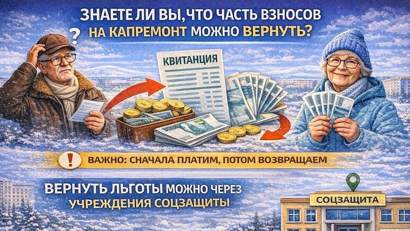 Вернуть часть взносов на капремонт смогут отдельные категории колымчан