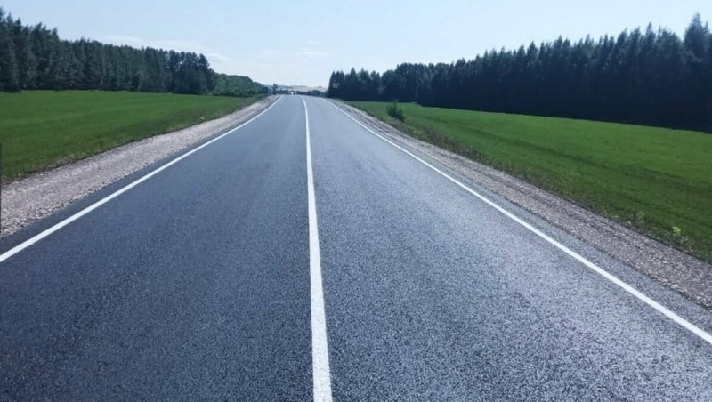 Дорогу «Мамадыш — Кукмор» отремонтировали по нацпроекту в РТ