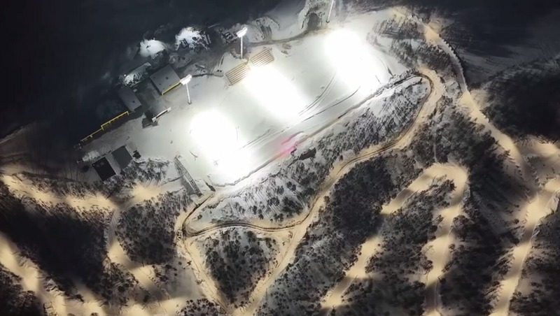 Магаданские лыжники смогут заниматься круглосуточно на новом стадионе им. Е. Вяльбе