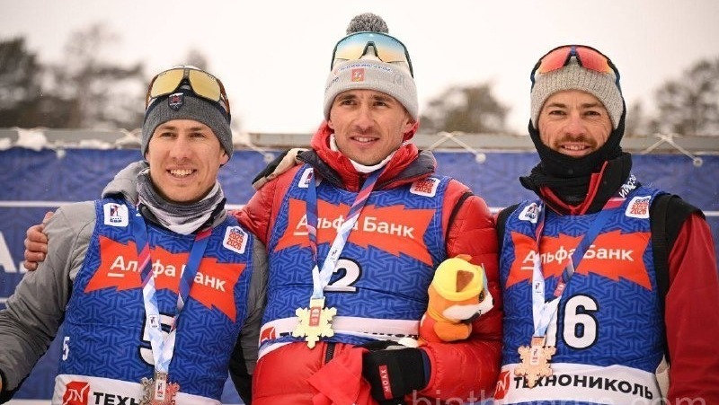 2 биатлониста из Башкирии стали призерами Кубка России