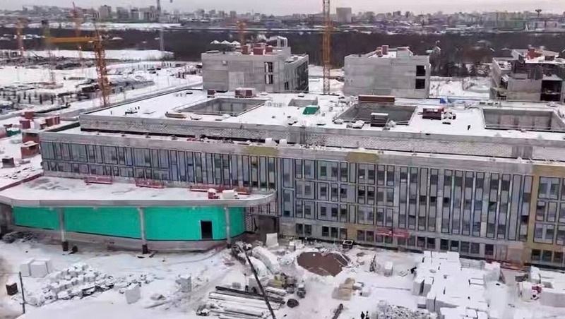 Строительство онкоцентра площадью 70 кв. м планируют завершить до конца 2026 года в Перми