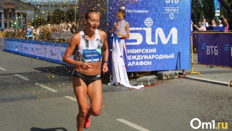 Омичка завоевала серебро на Московском марафоне